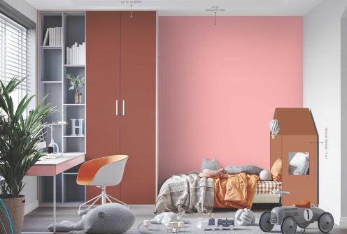 Advance Laminates Cherry Laminate 8x4 ft Texture plain colors laminates Beige 649_UL