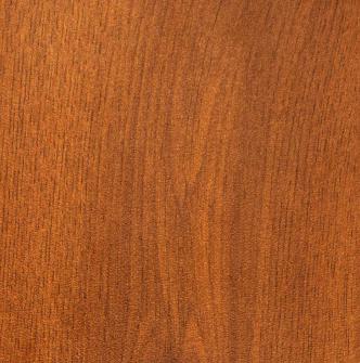 Brown wood grain laminate with suede finish and visible texture