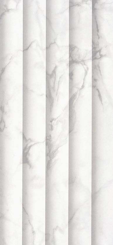 Bianco Superior Fluted Laminate 8x4 ft Matte 0.8 mm - 6601 DM