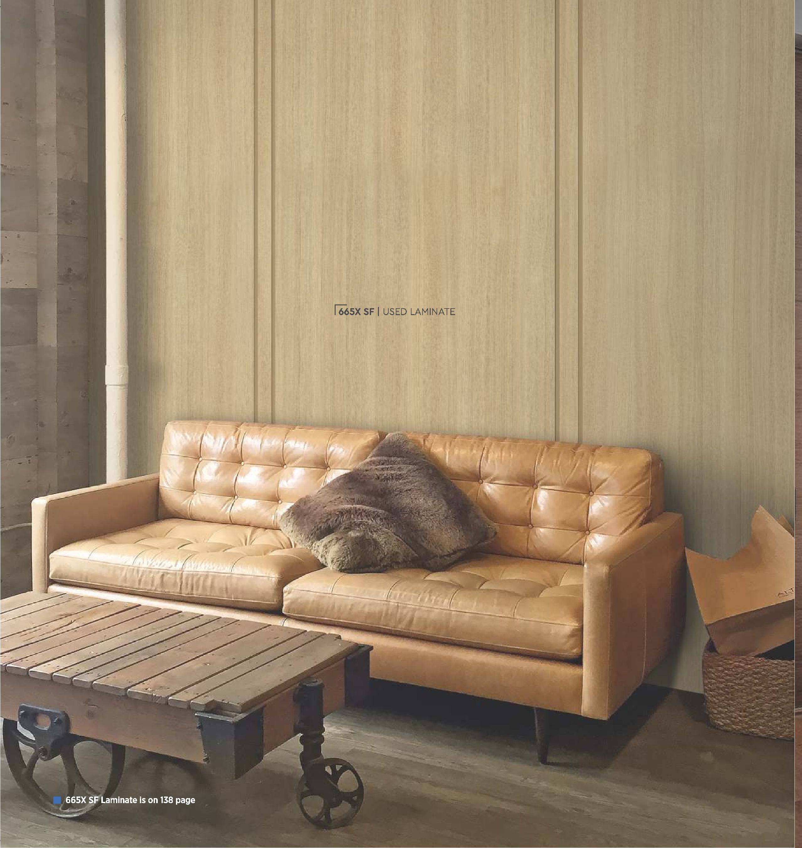 Street Oak Wood Laminate 8x4 ft Suede 1 mm - 665x SF