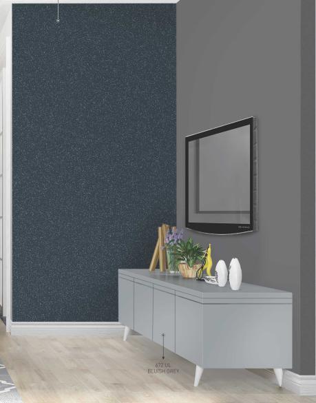 Bluish Grey Plain Laminate 8x4 ft Texture 1 mm - 672 UL