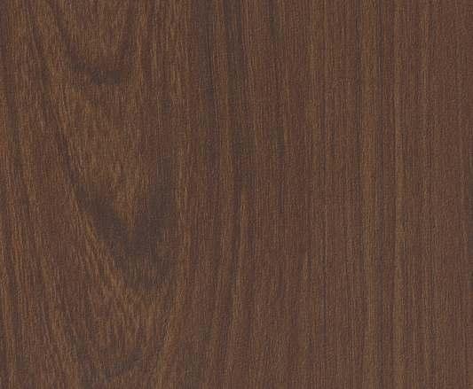 Brown wood grain laminate with suede finish and visible wood texture and pattern.