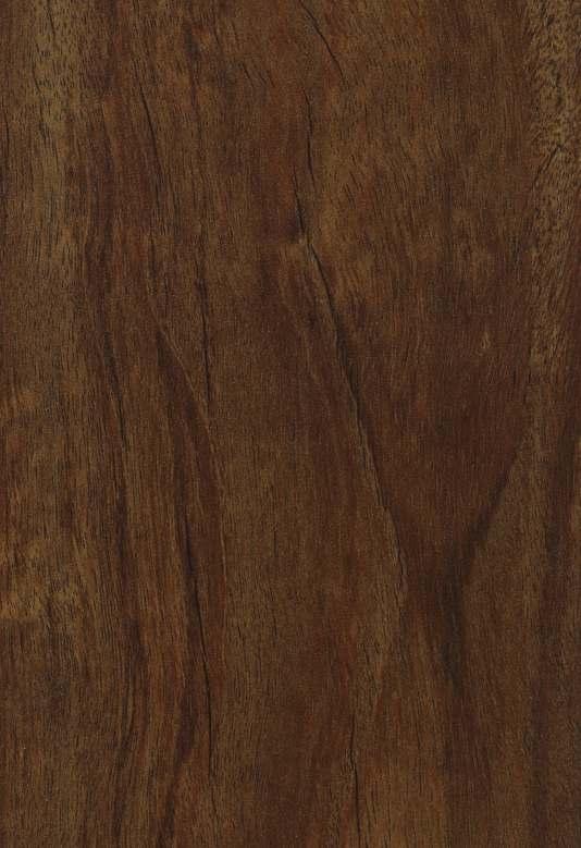 Brown wood grain laminate with suede finish and natural texture, displaying a realistic wood pattern with visible grain