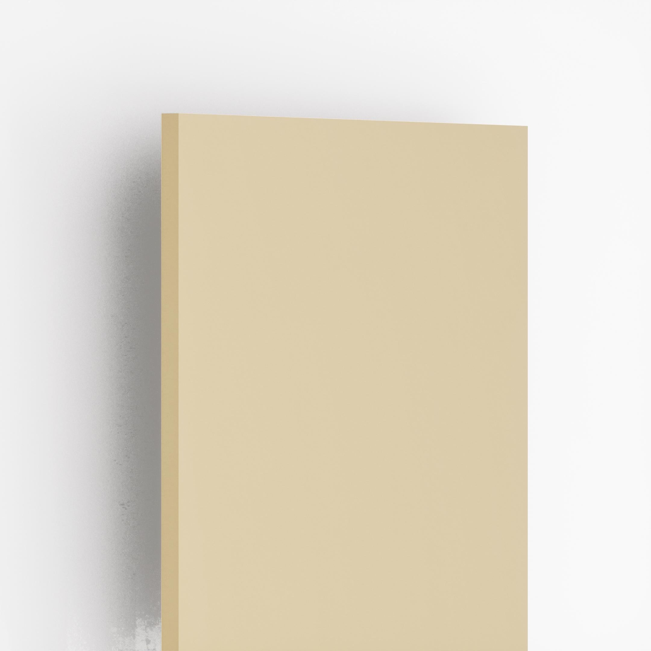 Grey wood laminate with suede finish showing edge and texture