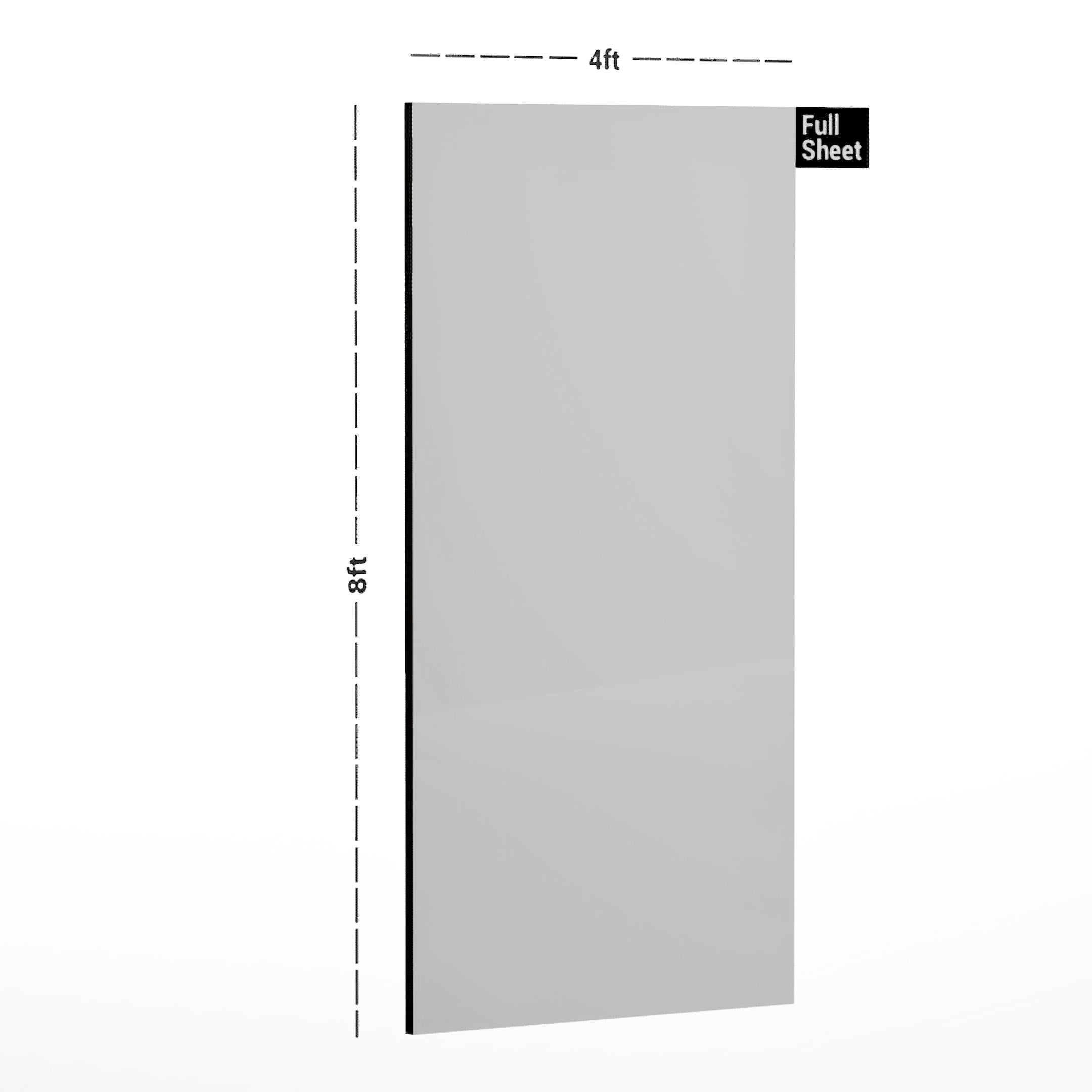 Moon White Plain Laminate 8x4 ft Super Matte 0.95 mm - 701 SMT