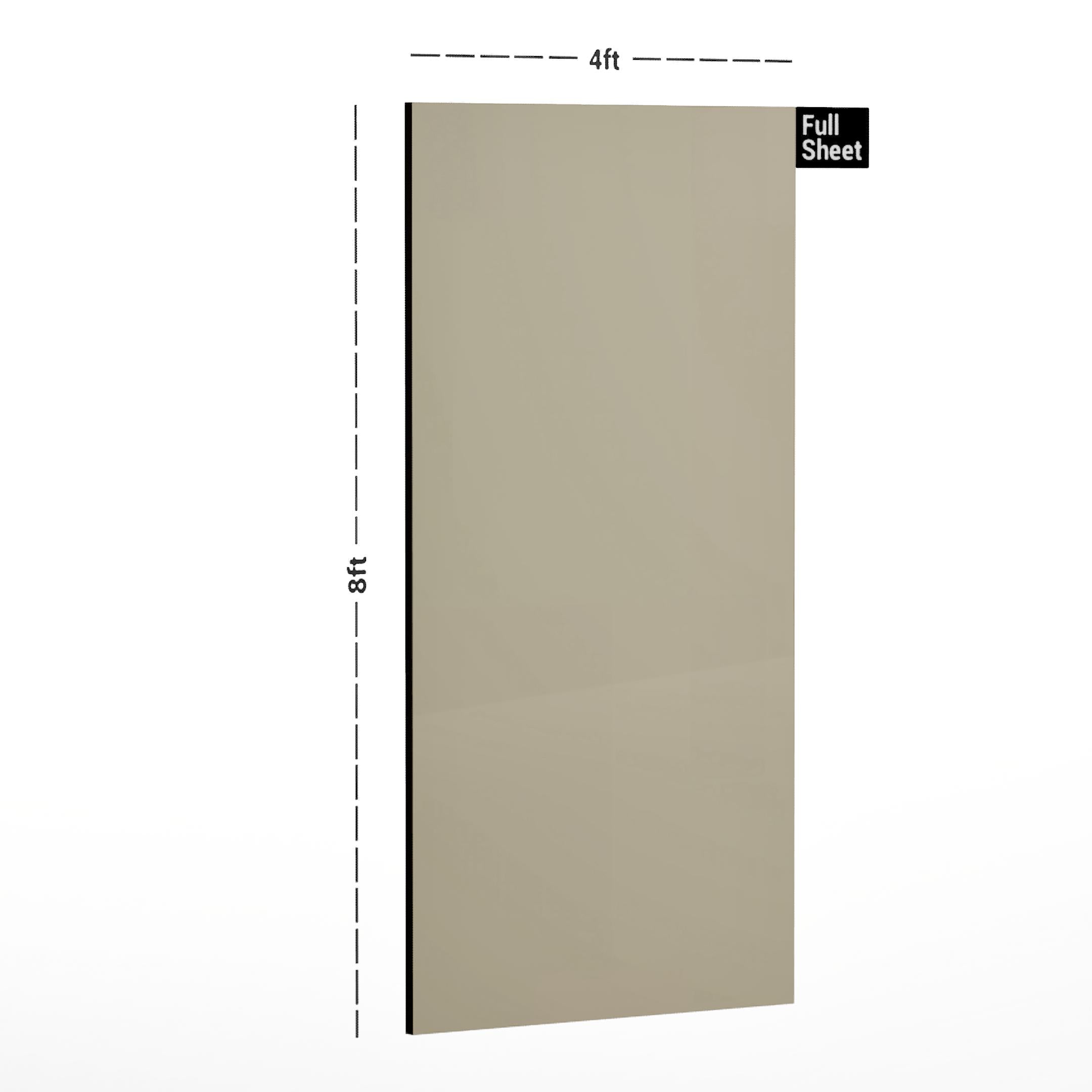 HD Acrylic Plain Laminate 8x4 ft High Gloss 2.5 mm - 7102 GL