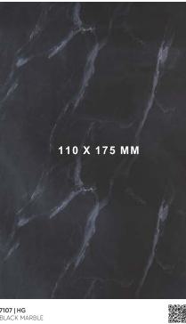 White Granite Marble & Stone Laminate 8x4 ft Glossy 0.8 mm - 7107 HG