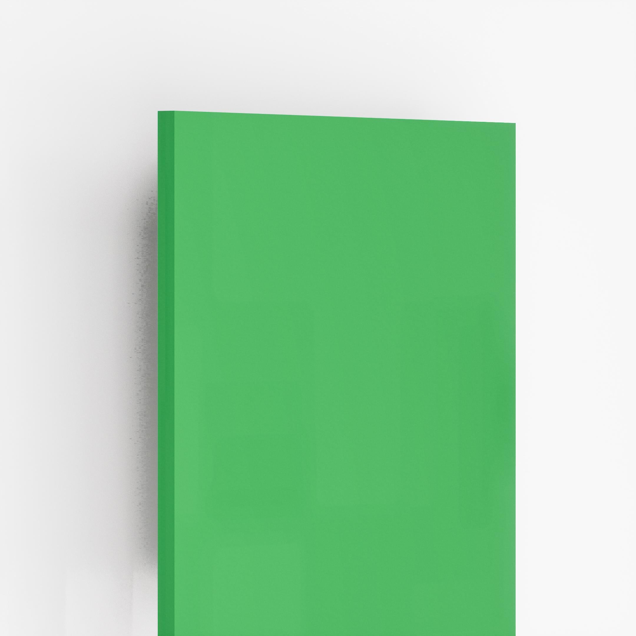 Parrot Green Plain Laminate 8x4 ft Suede 0.8 mm - 7121 SUD