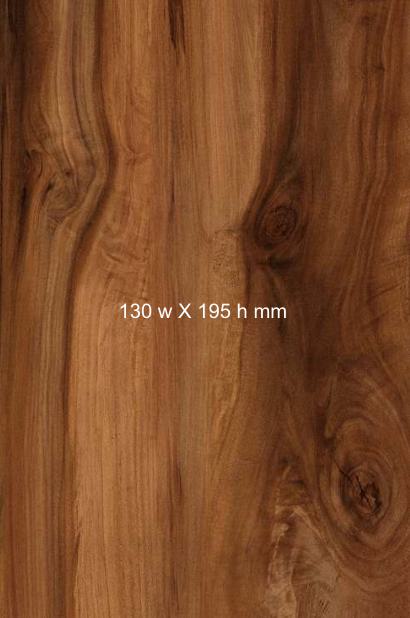Etno Teak Walnut Wood Laminate 8x4 ft High Gloss 1 mm - 7208 UHG