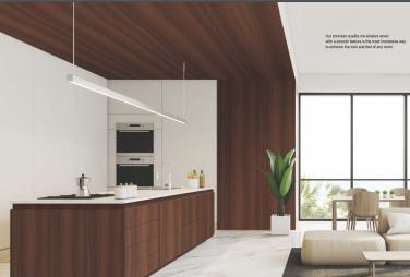 Ink Bloated Veneer Wood Laminate 8x4 ft Texture 1 mm - 7246 IN