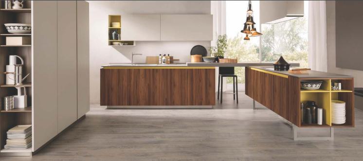 Ink Bloated Veneer Wood Laminate 8x4 ft Texture 1 mm - 7248 IN