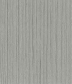 Grey wood grain laminate with suede finish and vertical wood pattern texture