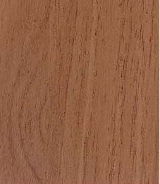Brown wood grain laminate with suede finish and visible wood texture