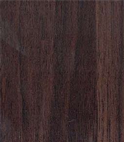 Brown wood grain laminate with suede finish and dark walnut texture, showing wood pattern and subtle sheen.