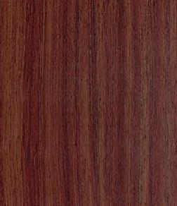 Brown wood grain laminate with suede finish and vertical wood pattern texture