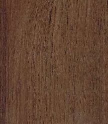 Brown wood grain laminate with suede finish and textured surface, showing natural wood pattern and subtle sheen.
