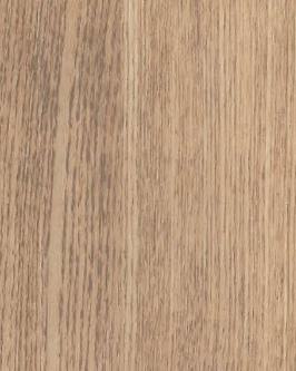 Brown wood grain laminate with textured finish showing detailed wood pattern and vertical grain lines.
