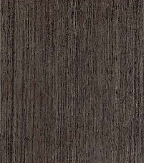Brown wood grain laminate with suede finish and textured vertical pattern, showing wood-like appearance with subtle sheen