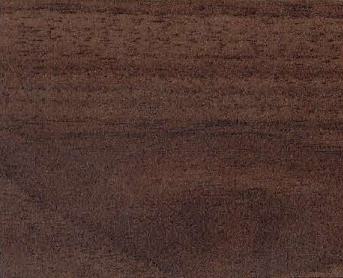 Brown wood grain laminate with suede finish and visible texture, displaying a wood pattern with varying shades and grain