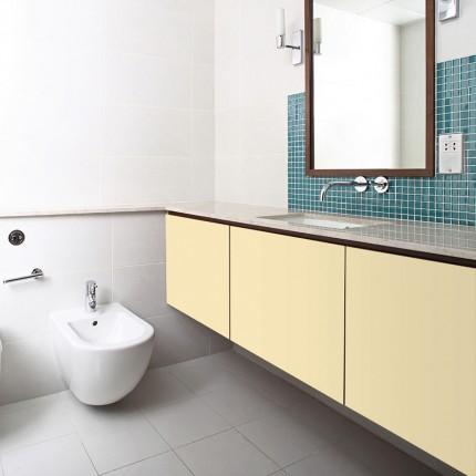 Ivory Plain Laminate 8x4 ft Matte 0.8 mm - 8002 MT