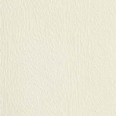 White wood grain laminate with textured finish and subtle vertical pattern.