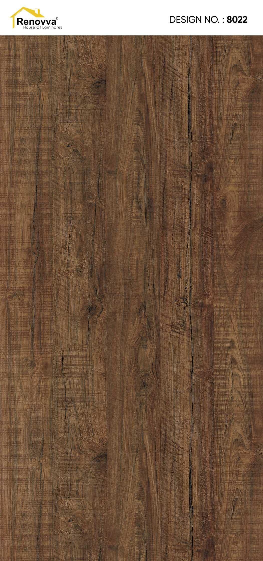 Melody Roughcut Wood Laminate 8x4 ft Texture 1 mm - 8022 LV