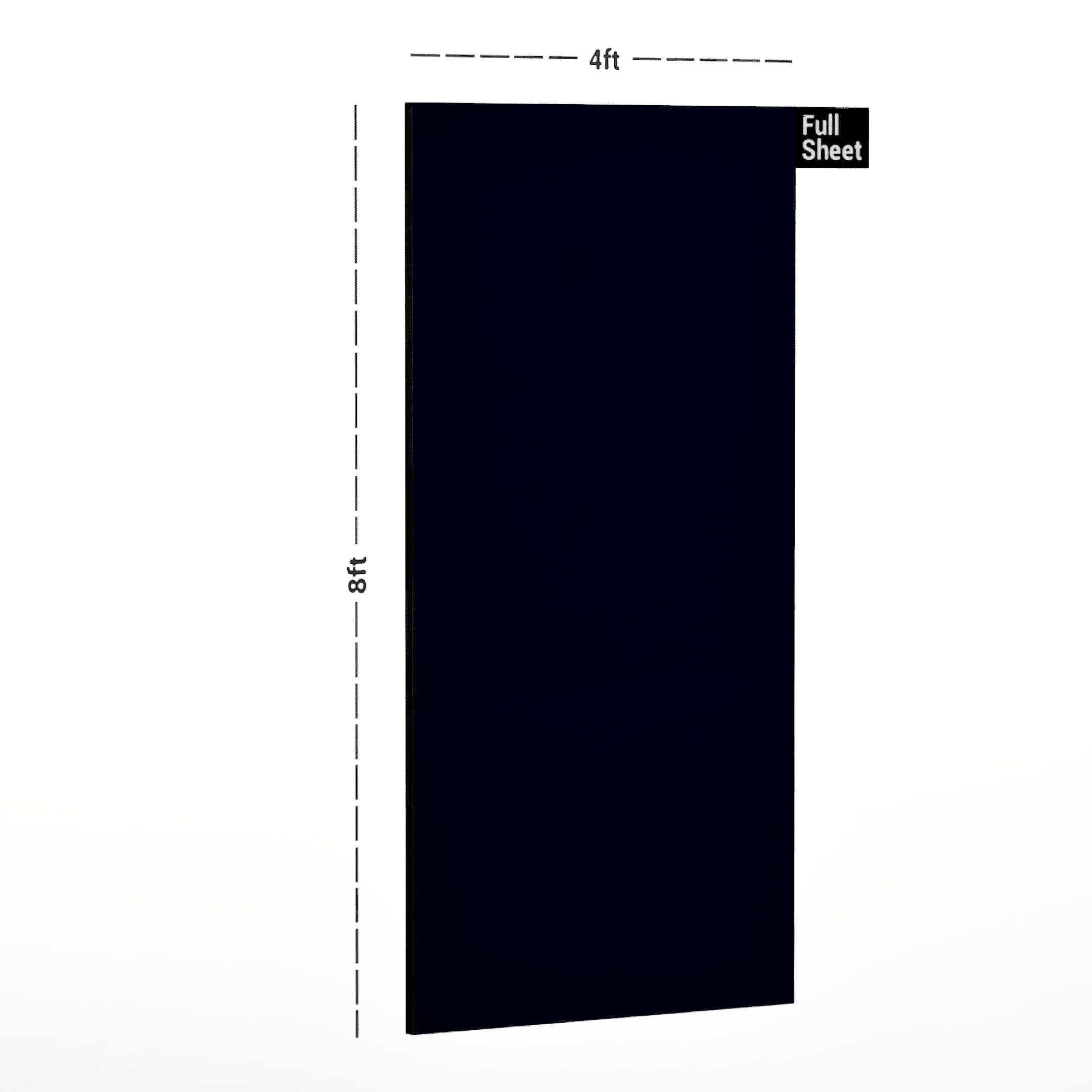 Blue Plain Laminate 8x4 ft High Gloss 0.8 mm - 8039 HGS