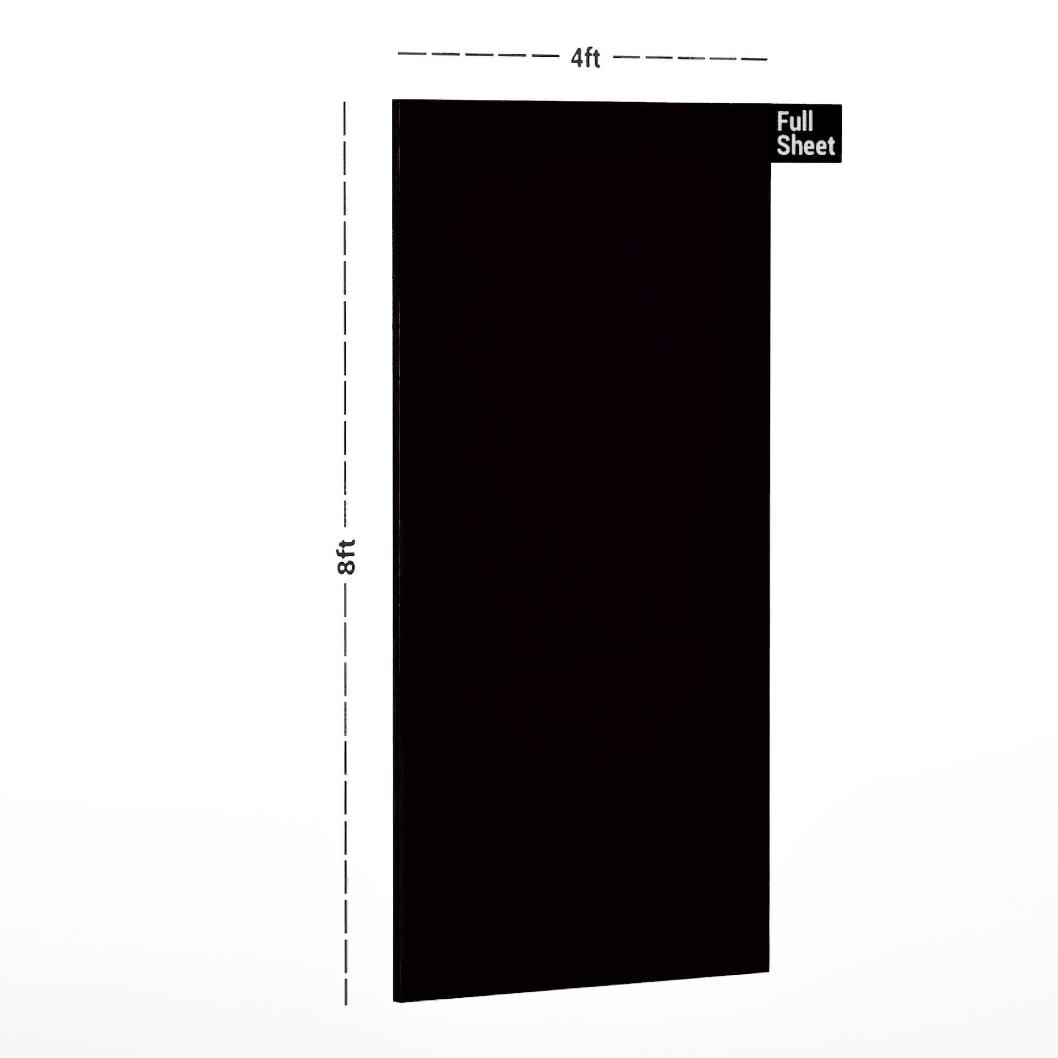 Black Currant Plain Laminate 8x4 ft High Gloss 0.8 mm - 8043 HGS