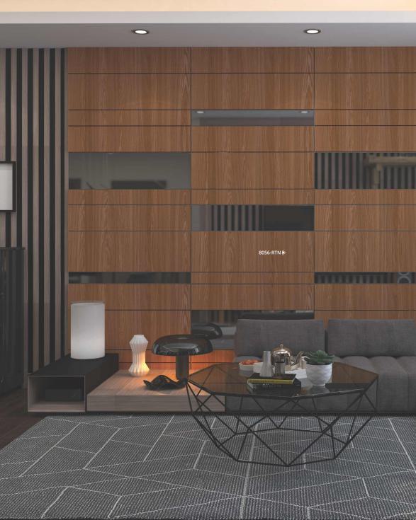 Poritan Pine Wood Laminate 8x4 ft Texture 1 mm - 8056 RTN