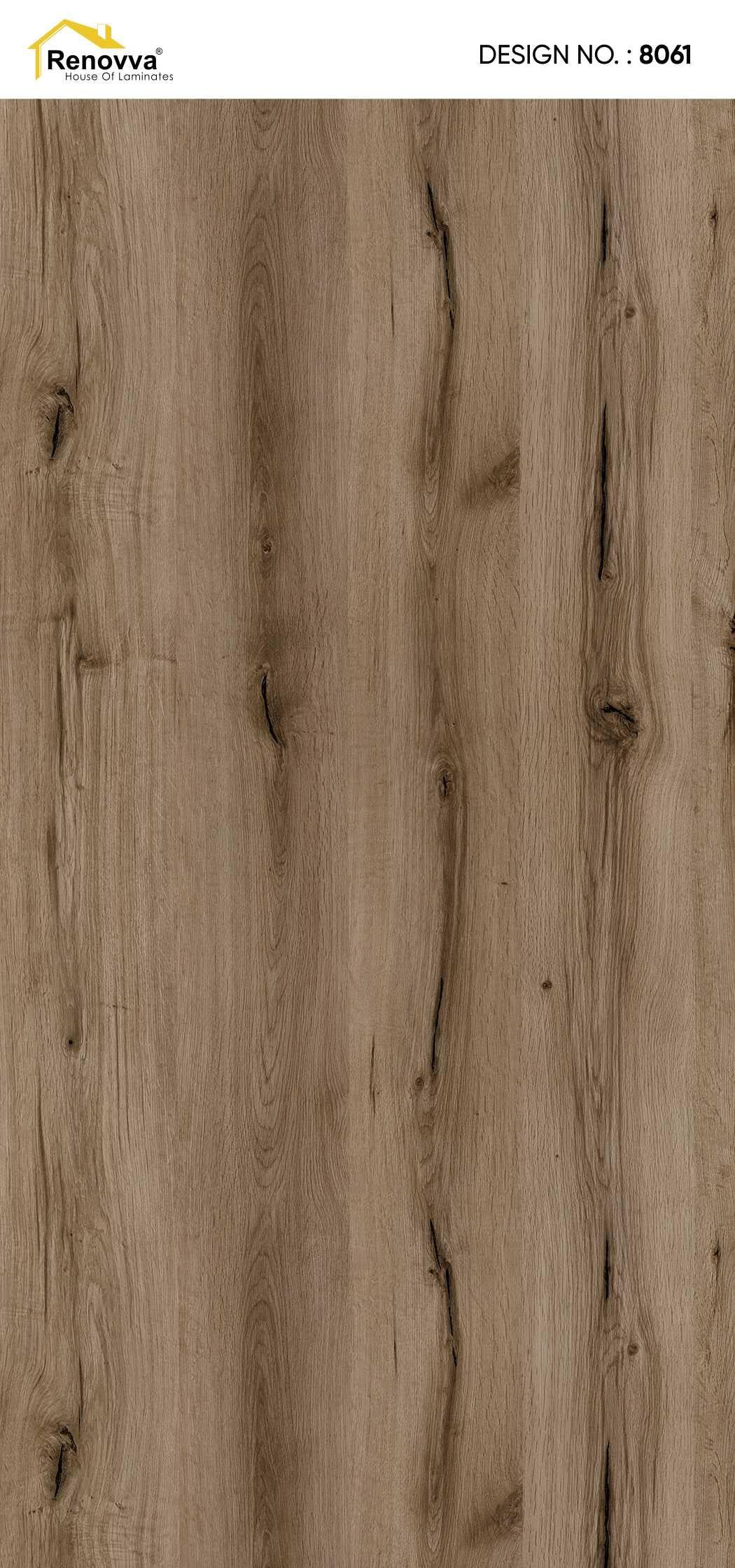 Golden Pecan Wood Laminate 8x4 ft Suede 1 mm - 8061 SF