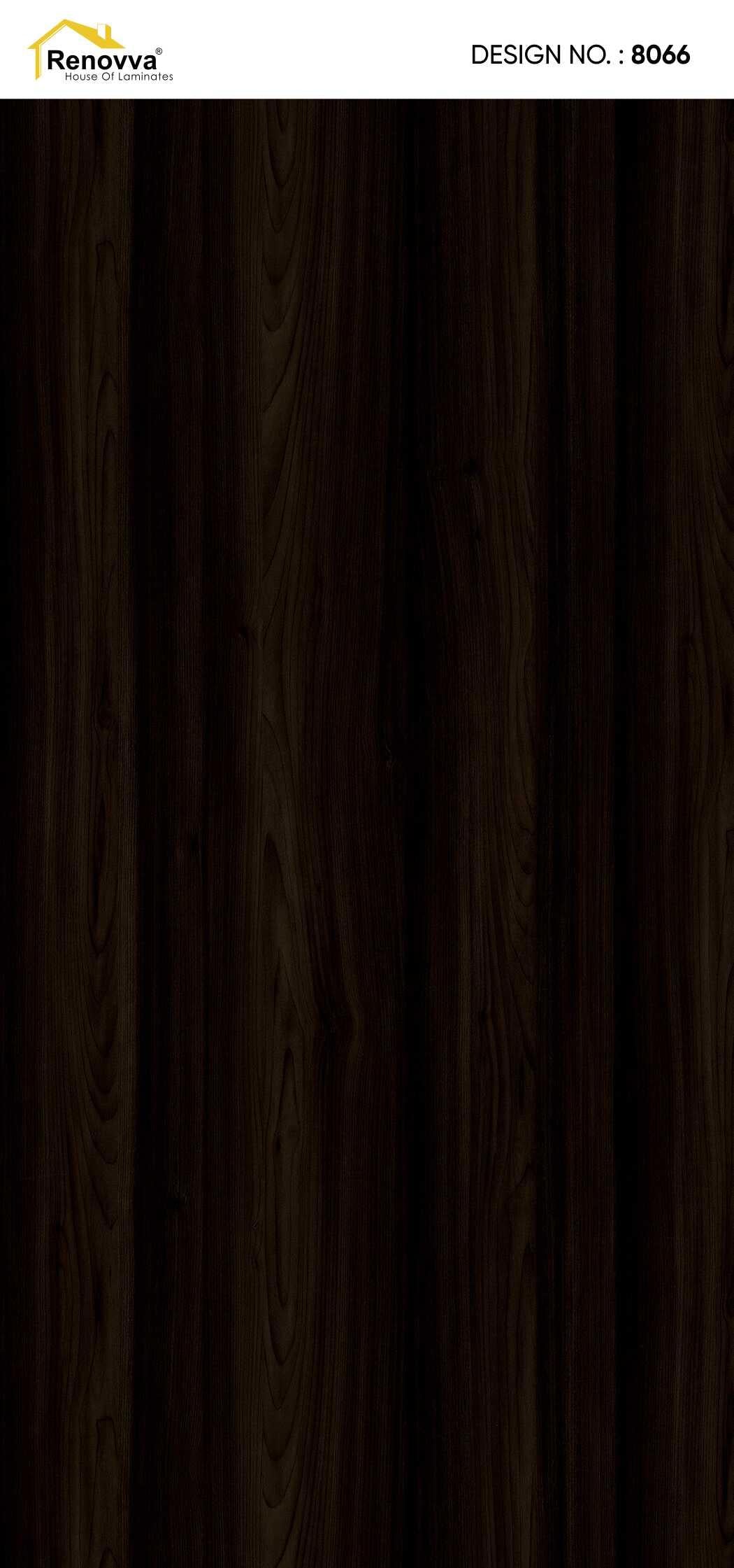 Midnight Timber Wood Laminate 8x4 ft Texture 1 mm - 8066 SH