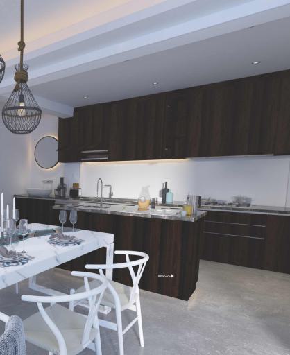 Midnight Timber Wood Laminate 8x4 ft Texture 1 mm - 8066 ZF