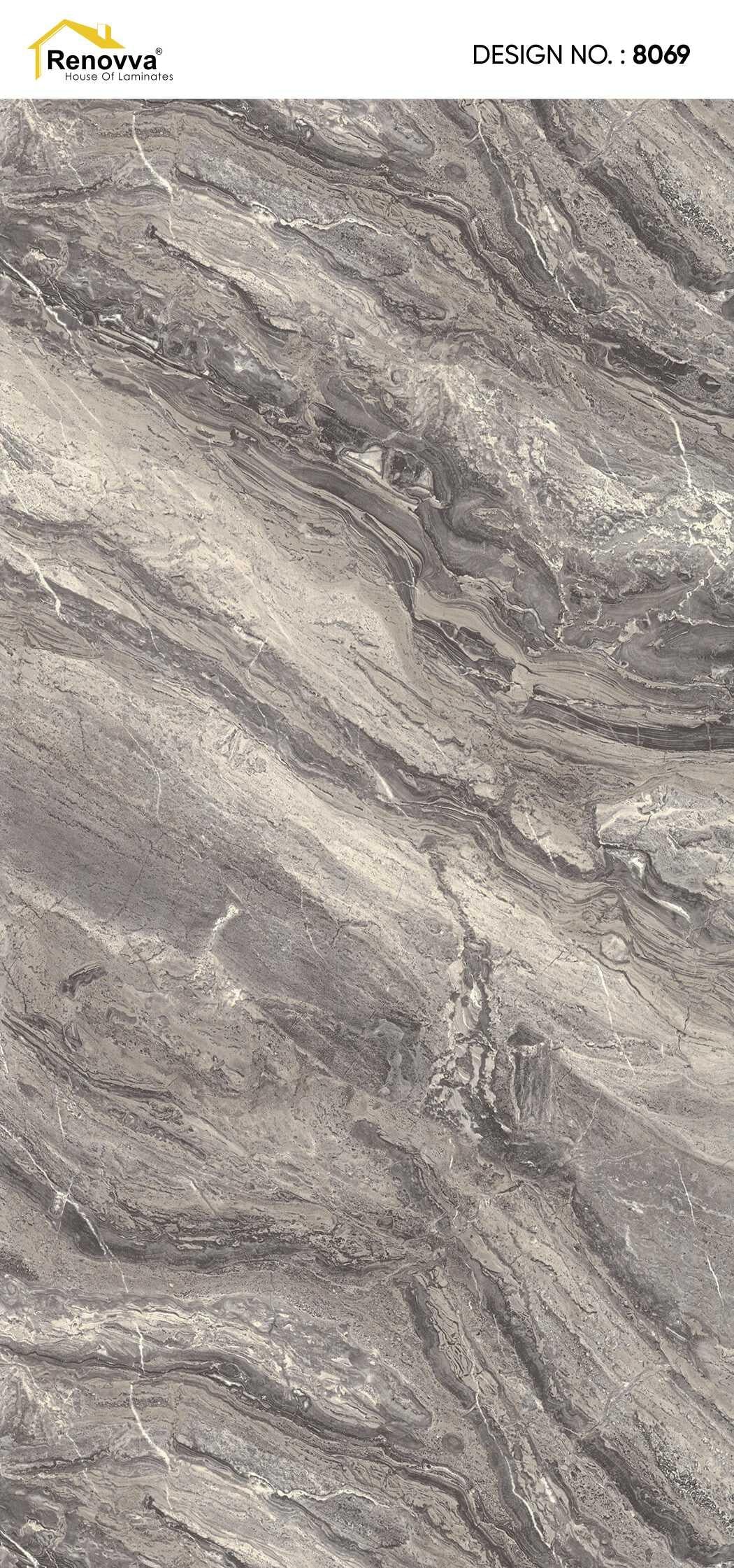 Beige Marble & Stone Laminate 8x4 ft Texture 1 mm - 8069 ZS