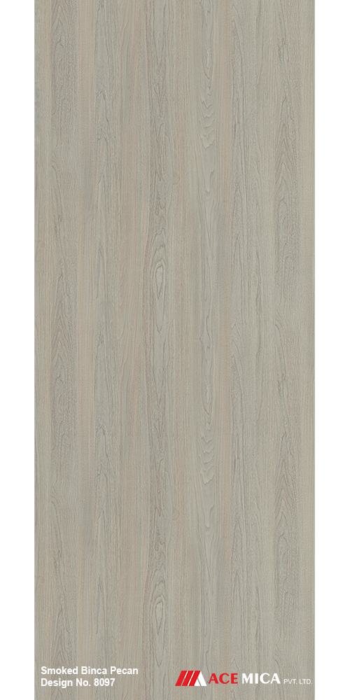 Smoked Binca Pecan Wood Laminate 10x4 ft Texture 1 mm - 8097 VNR