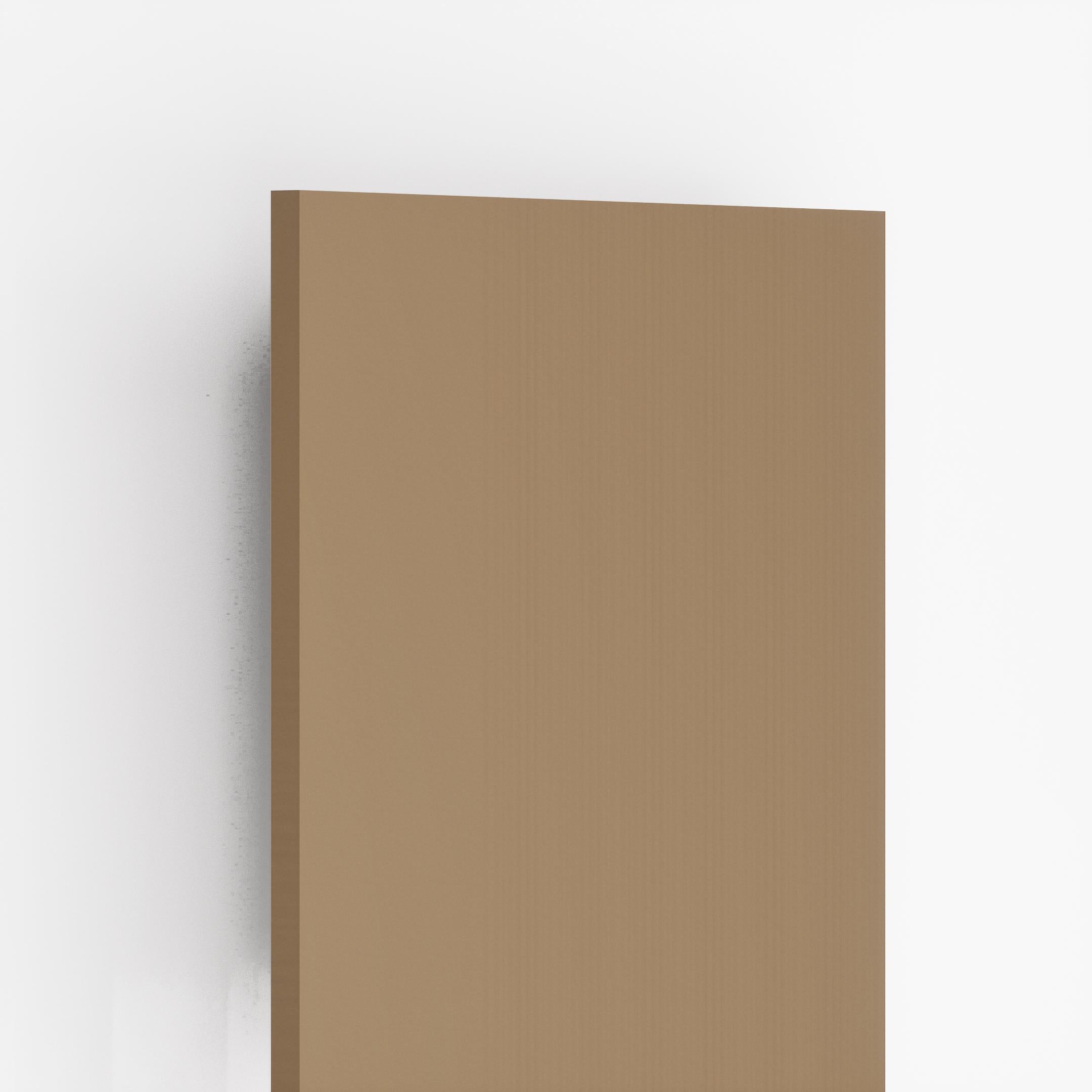 Beige Plain Laminate 8x4 ft High Gloss 1 mm - 8100 UG