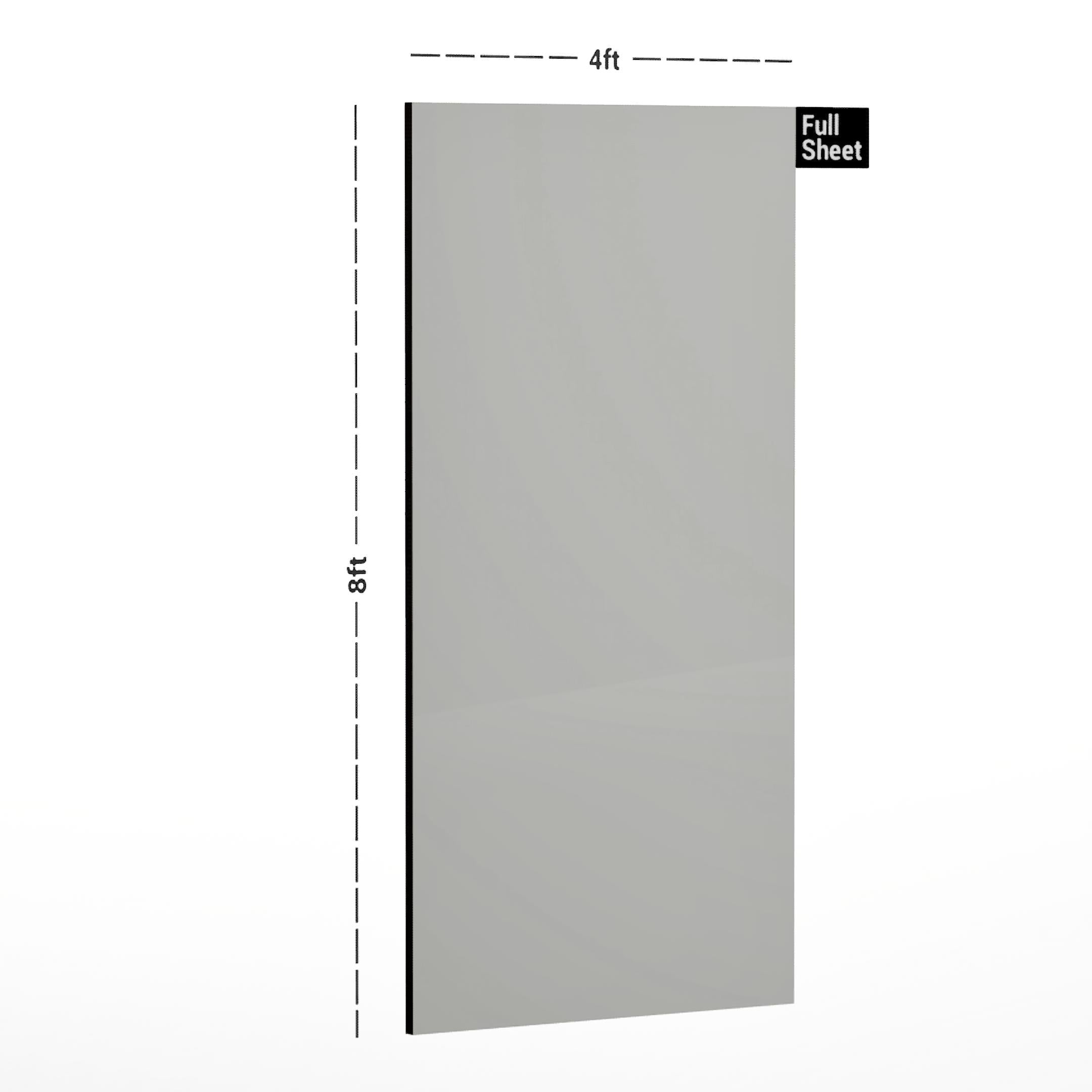 Grey Plain Laminate 8x4 ft Matte 0.8 mm - 8101 MF