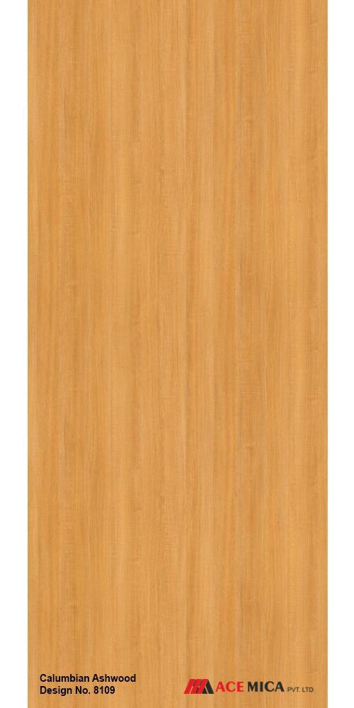 Columbain Ashwood Wood Laminate 10x4 ft Texture 1 mm - 8109 VNR