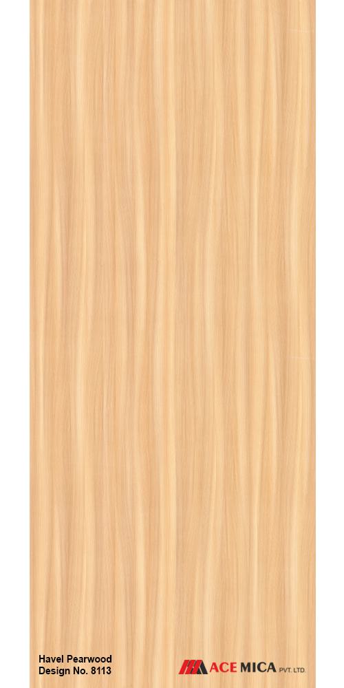 Havel Pearwood Wood Laminate 10x4 ft Texture 1 mm - 8113 VNR