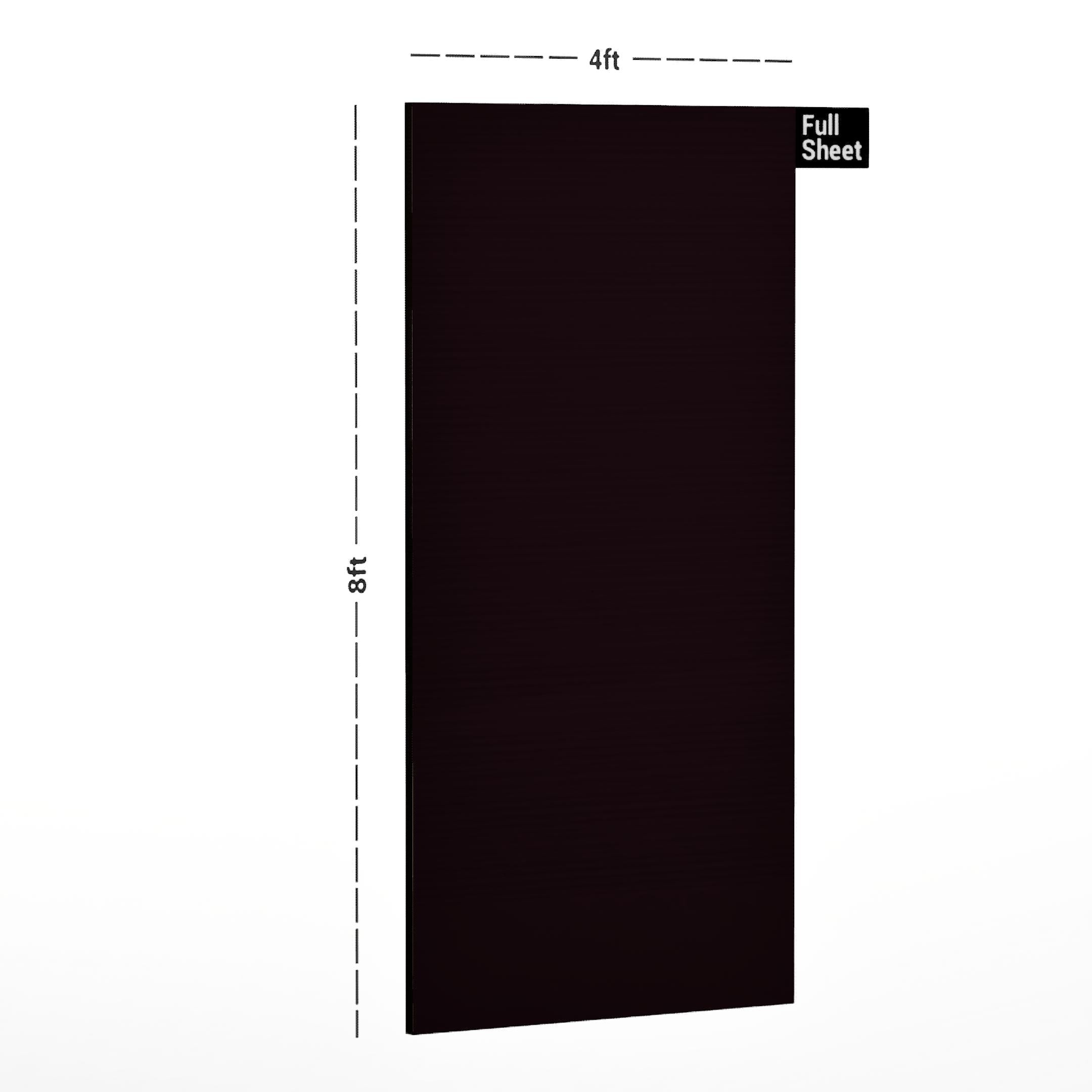 Black Currant Plain Laminate 8x4 ft High Gloss 1 mm - 811 COC