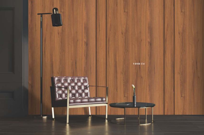 Canyon Brown Wood Laminate 8x4 ft Texture 1 mm - 8148 EW