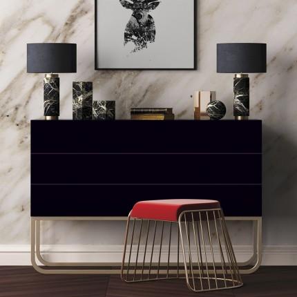 Black Plain Laminate 8x4 ft High Gloss 1 mm - 8166 SP