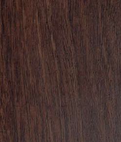 Brown wood grain laminate with suede finish, showing wood texture and grain pattern, dark brown color with subtle sheen.