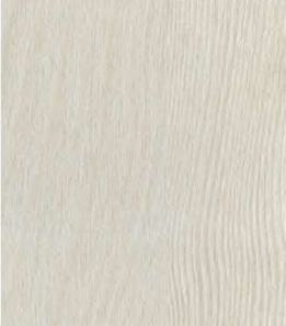 White wood grain laminate with suede finish and subtle texture, displaying a natural wood pattern and soft sheen.