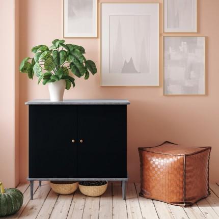 Charcoal Plain Laminate 8x4 ft High Gloss 1 mm - 823 SMR