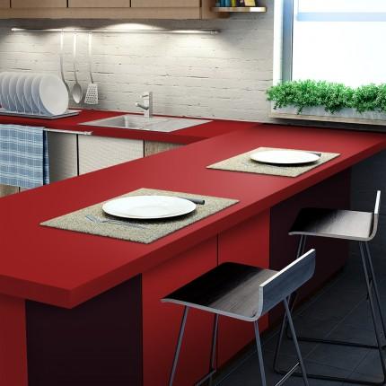 Peach Red Plain Laminate 8x4 ft High Gloss 1 mm - 824 SMR