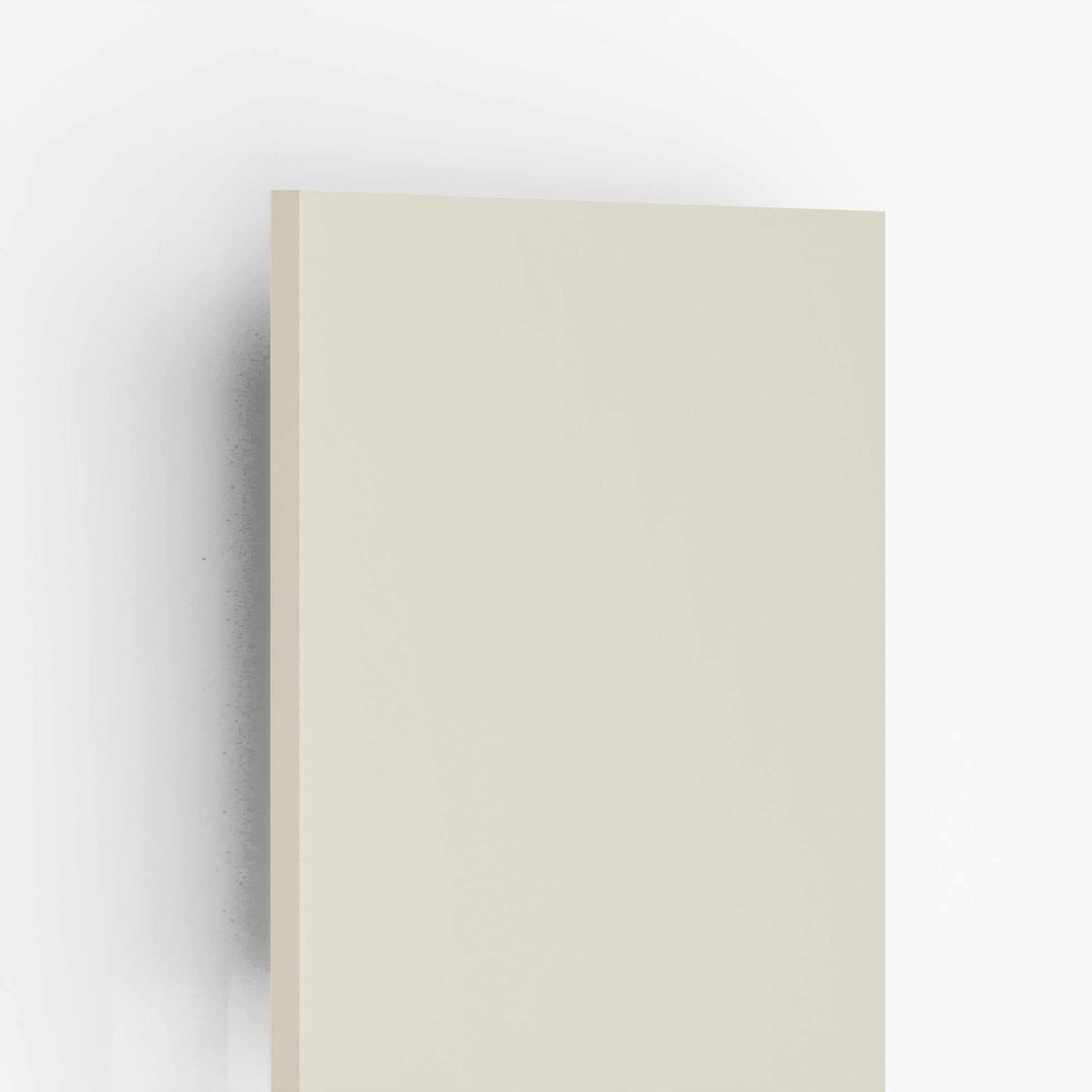 Ivory suede finish plain laminate sheet with smooth texture and matte sheen