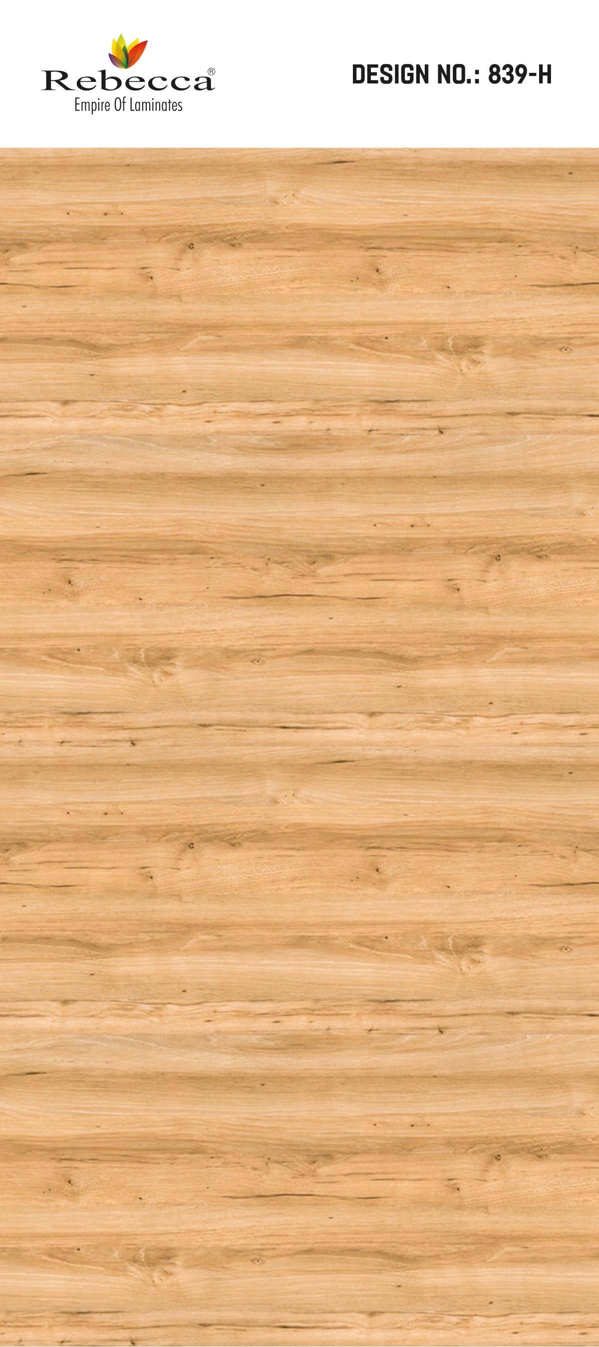 Globosa Teak Wood Laminate 8x4 ft Texture 1 mm - 839 H-HO