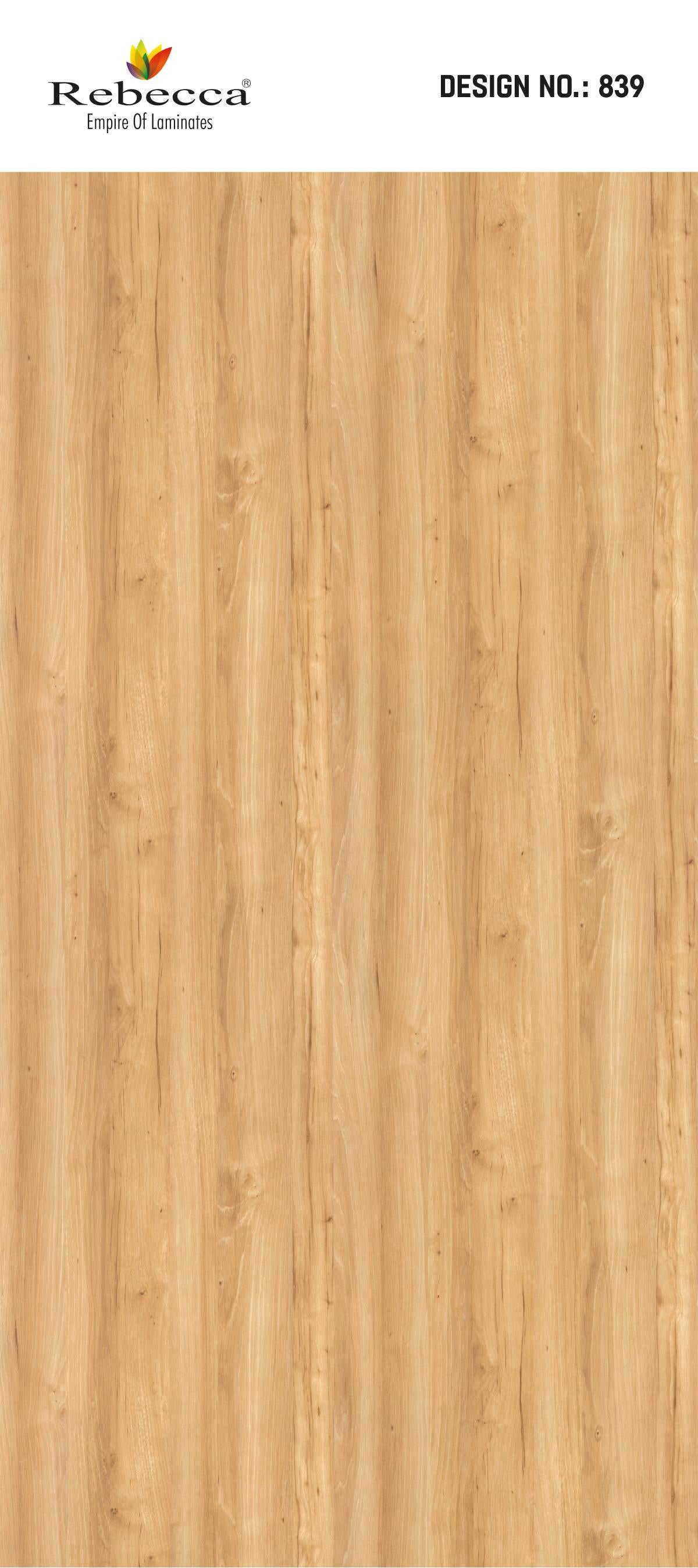 Globosa Grey Wood Laminate 8x4 ft Texture 1 mm - 839 HK