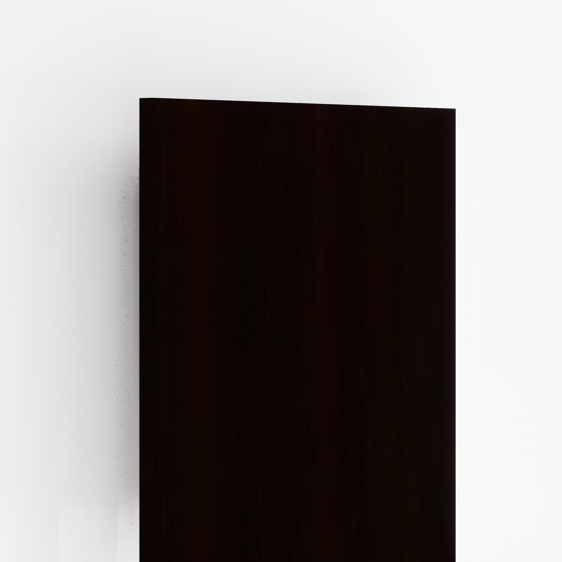Brown plain laminate with suede finish showing edge view and texture