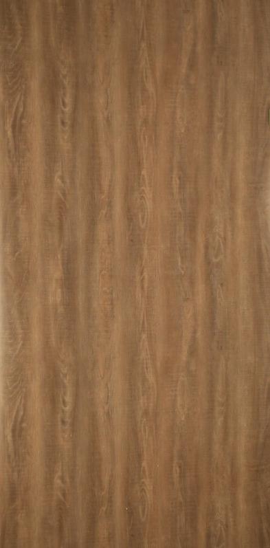 Brown wood laminate with suede finish and wood grain texture.